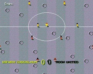 Sensible World of Moon Soccer screen shot game playing